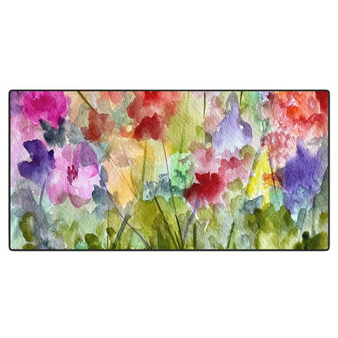 Rosie Brown Fabulous Flowers Desk Mat