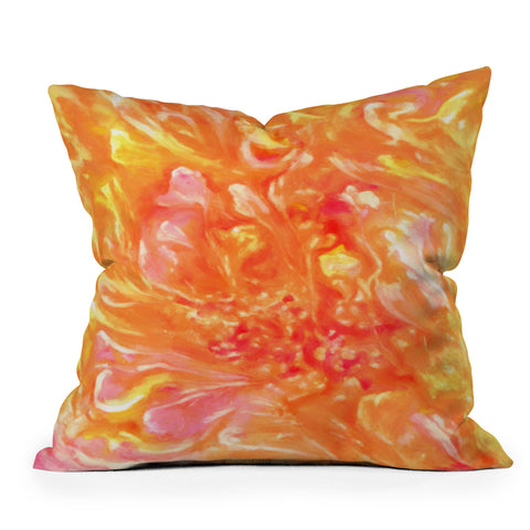Rosie Brown Falling Petals Outdoor Throw Pillow