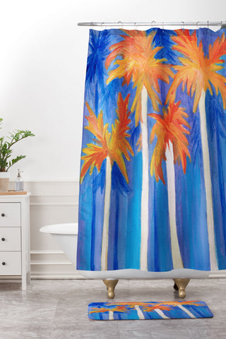 Rosie Brown Florida Autumn Shower Curtain And Mat