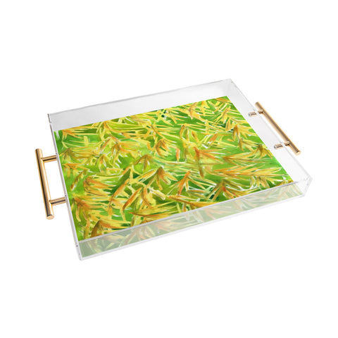 Rosie Brown Fronds Acrylic Tray