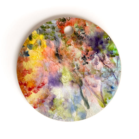Rosie Brown Garden Glamour Cutting Board Round