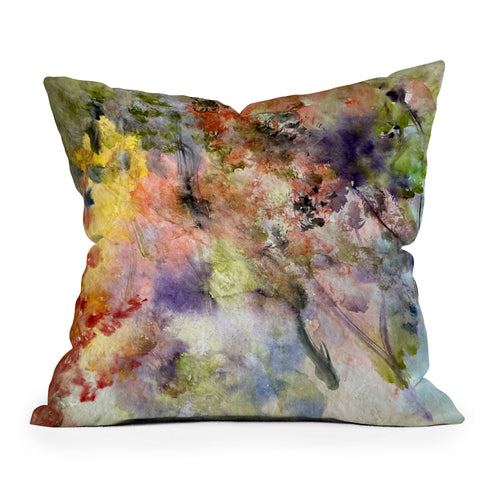 Rosie Brown Garden Glamour Outdoor Throw Pillow