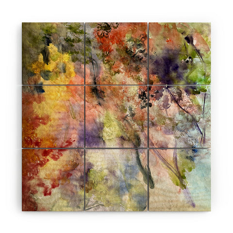 Rosie Brown Garden Glamour Wood Wall Mural