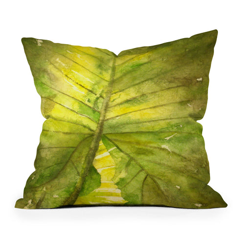 Rosie Brown Garden Shadows Outdoor Throw Pillow