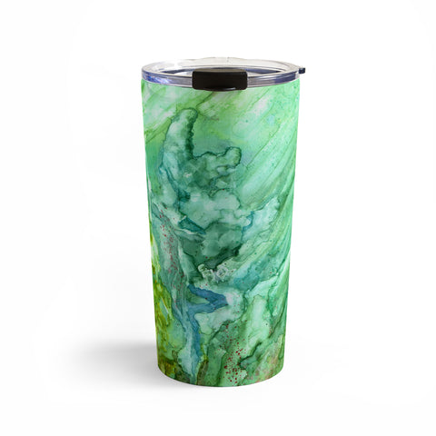 Rosie Brown Green Coral Travel Mug
