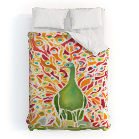 Rosie Brown Grove Peacock Duvet Cover