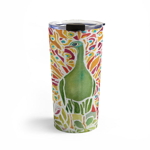 Rosie Brown Grove Peacock Travel Mug