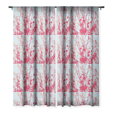 Rosie Brown Happy Autumn Sheer Window Curtain