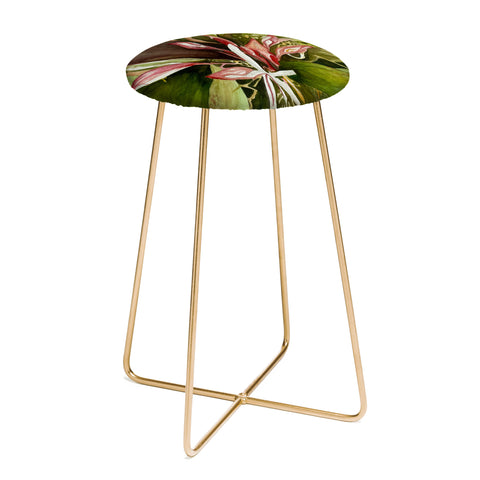 Rosie Brown Lovely Lillies Counter Stool