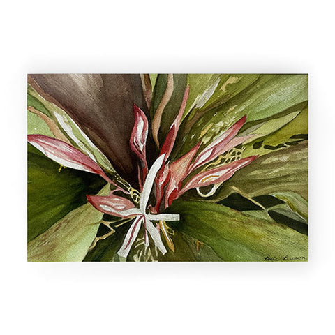 Rosie Brown Lovely Lillies Welcome Mat