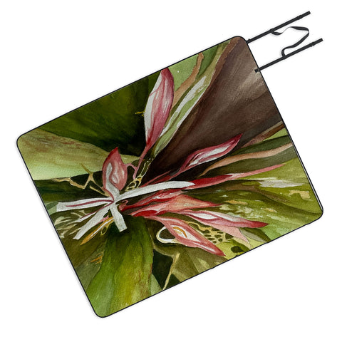 Rosie Brown Lovely Lillies Picnic Blanket