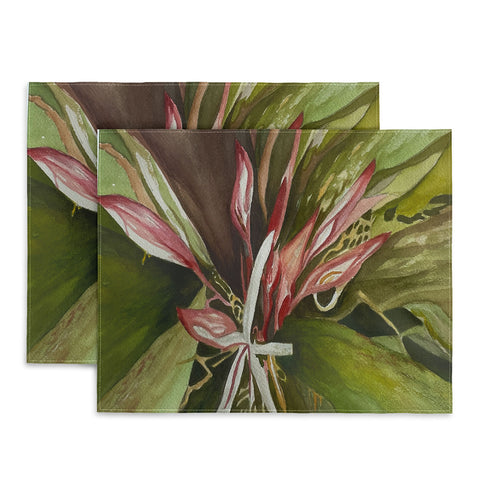 Rosie Brown Lovely Lillies Placemat