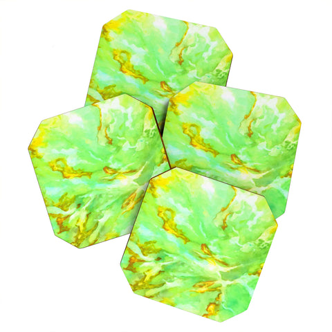 Rosie Brown Neon Sea Coral Coaster Set