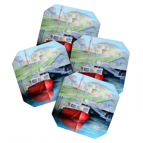 Rosie Brown Peggys Cove Coaster Set