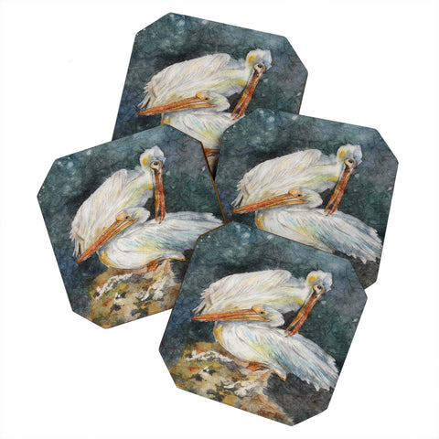 Rosie Brown Pelicans 1 Coaster Set