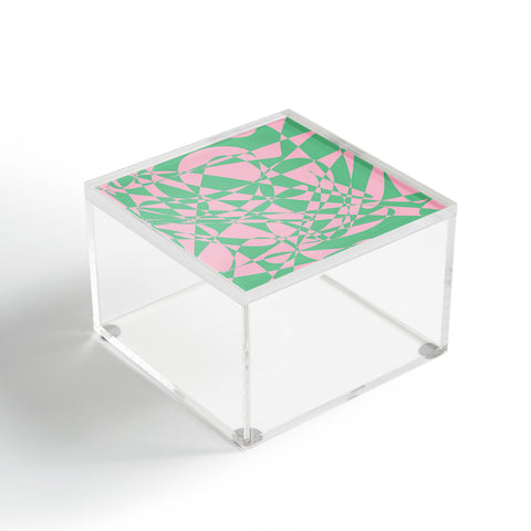 Rosie Brown Pink Doodle Acrylic Box