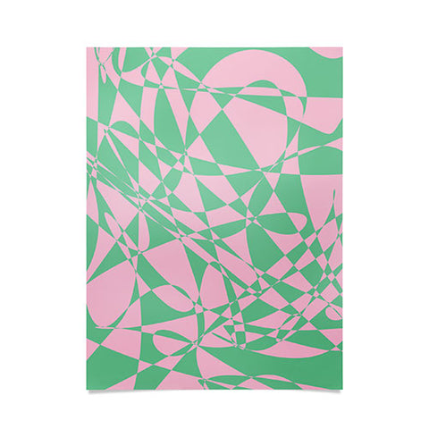 Rosie Brown Pink Doodle Poster