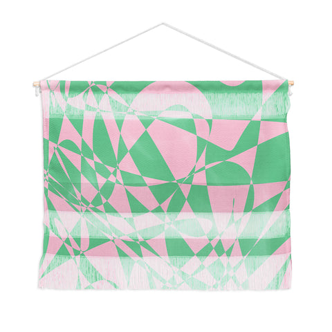 Rosie Brown Pink Doodle Wall Hanging Landscape