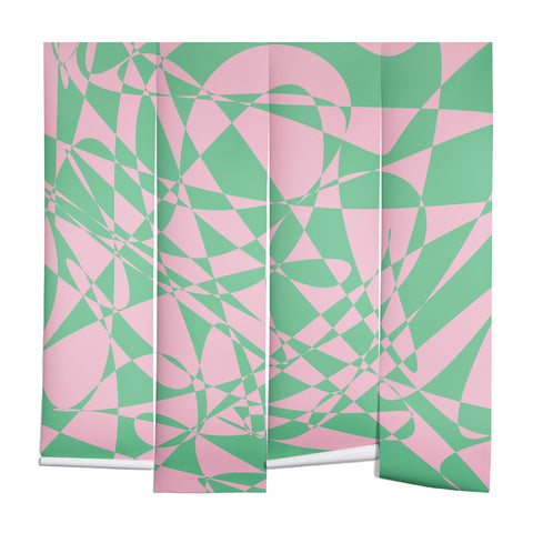 Rosie Brown Pink Doodle Wall Mural