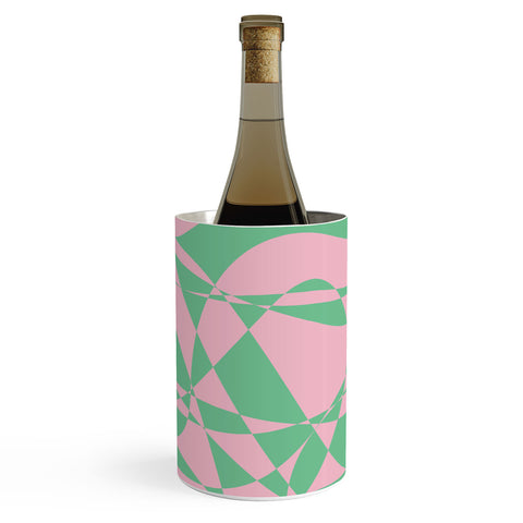 Rosie Brown Pink Doodle Wine Chiller