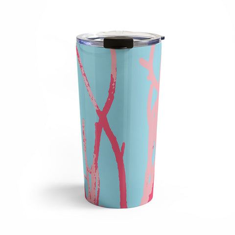 Rosie Brown Pink Seaweed Travel Mug