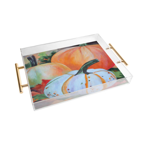 Rosie Brown Pumpkin Patch Acrylic Tray