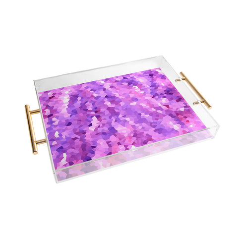 Rosie Brown Purple Perfection Acrylic Tray