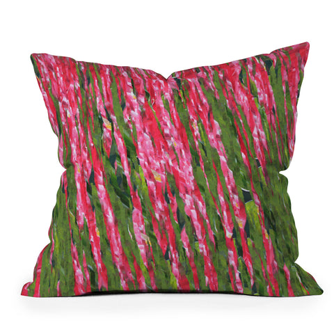 Rosie Brown Red Red Wine Outdoor Throw Pillow