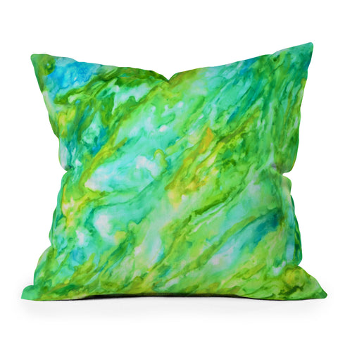 Rosie Brown River Flow Outdoor Throw Pillow