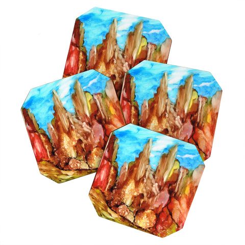 Rosie Brown Rocky Southwest Coaster Set