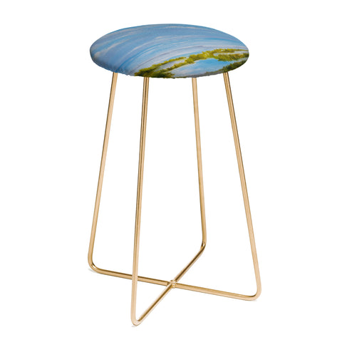 Rosie Brown Sanibel Island Inspired Counter Stool