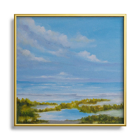 Rosie Brown Sanibel Island Inspired Square Metal Framed Art Print