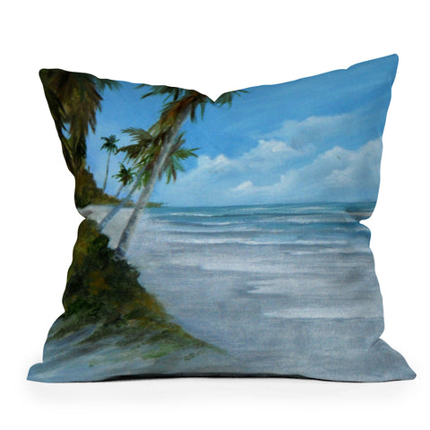 Rosie Brown Shady Spot Outdoor Throw Pillow