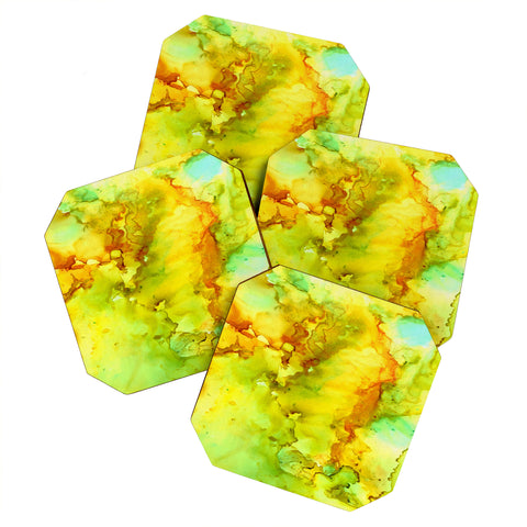 Rosie Brown Sky Peeking Coaster Set