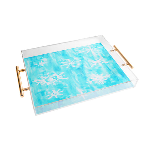 Rosie Brown Snowing Acrylic Tray