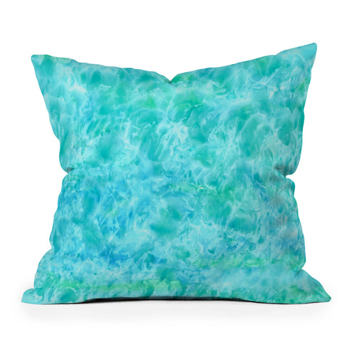 Rosie Brown Sparkling Sea Outdoor Throw Pillow