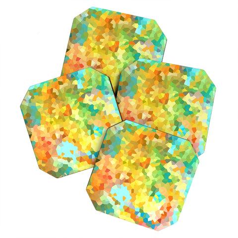 Rosie Brown Splattered Paint Coaster Set