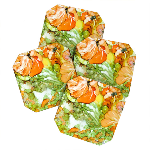 Rosie Brown Summer in Orange Coaster Set