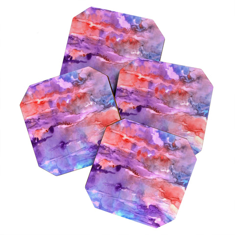 Rosie Brown Summer Sunset Coaster Set