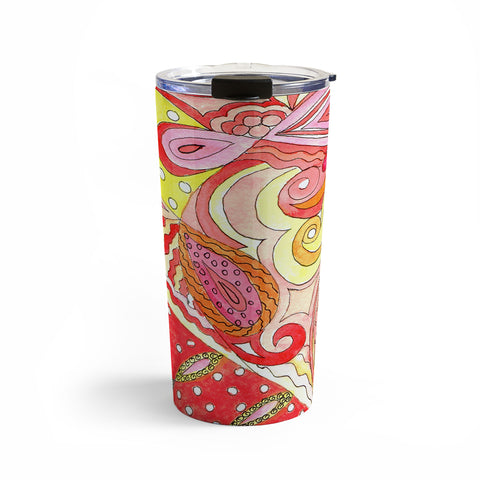 Rosie Brown Swirls Travel Mug