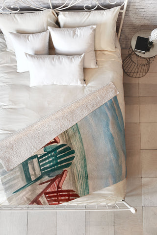 Rosie Brown The View Fleece Throw Blanket