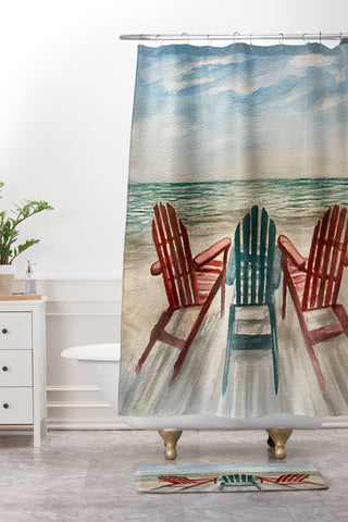 Rosie Brown The View Shower Curtain And Mat