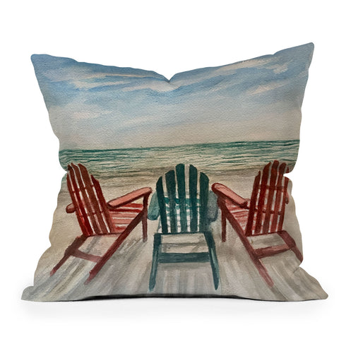 Rosie Brown The View Outdoor Throw Pillow