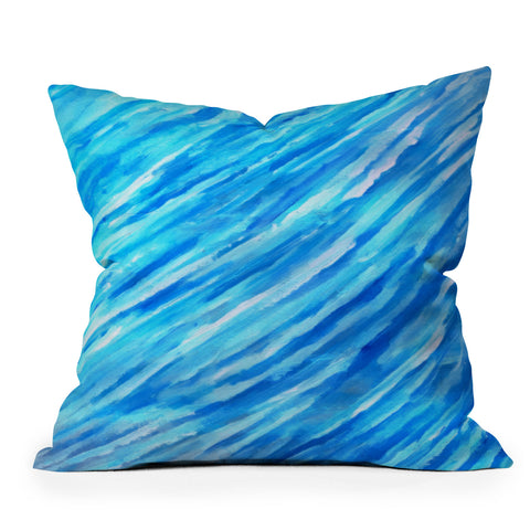 Rosie Brown They Call It The Blues Outdoor Throw Pillow