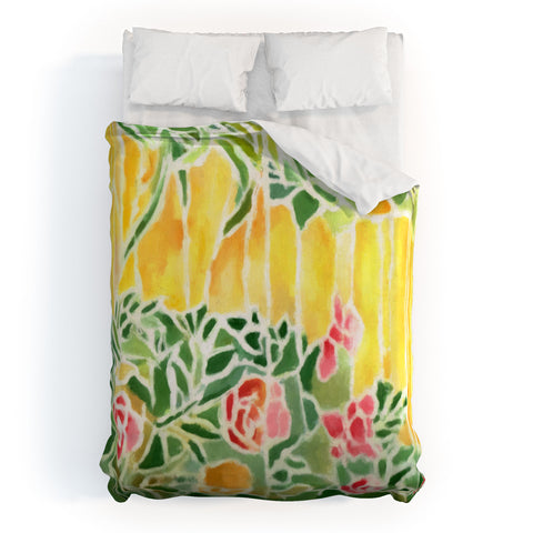 Rosie Brown Tiffany Inspired Duvet Cover