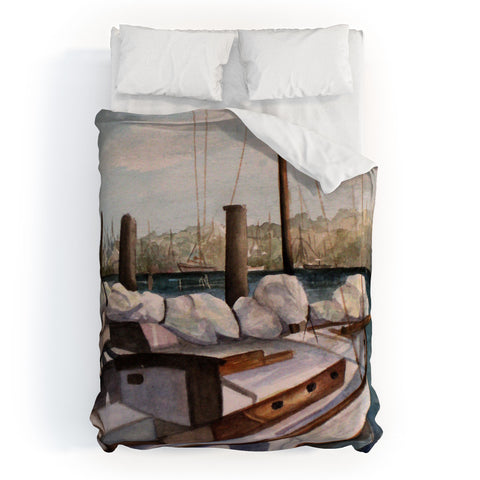Rosie Brown Timmys Ship Duvet Cover
