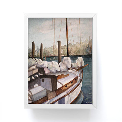 Rosie Brown Timmys Ship Framed Mini Art Print