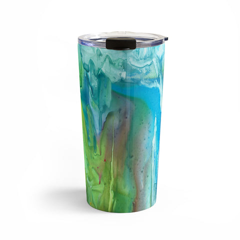 Rosie Brown Watercolor Cascade Travel Mug