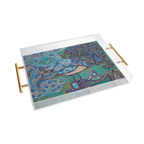 Ruby Door Ever Watchful Guardian Acrylic Tray