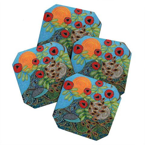 Ruby Door Night And Day 1 Coaster Set